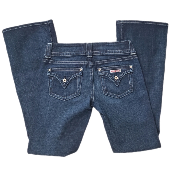 Hudson Flare Women Denim Jeans with Back Flap Pockets - Picture 2 of 2